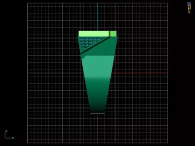 Tri Tone Architectural Ring with Lattice Design 3D print model