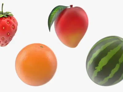 Cartoon Fruits Collection 2 