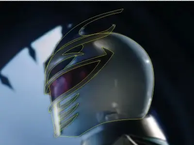 MMPR Lord Drakkon - hemlmet and body armor 3D print model