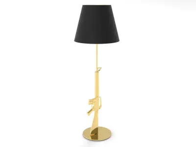 Lounge Gun Lamp 3D model