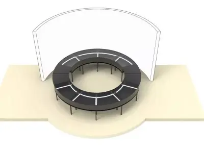 Jewelry table 3D model