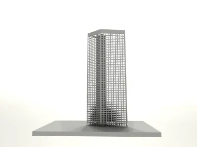 Wells Fargo Building Los Angeles 3D model