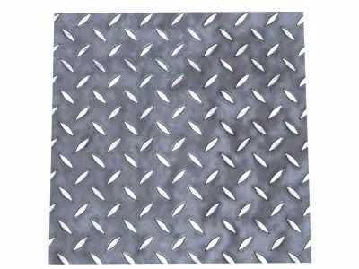 Metal Floor Seamless Low-poly 3D model