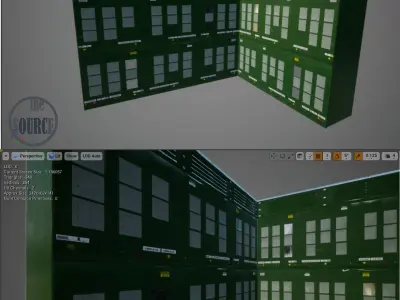 Factory Control Panel - Low Poly PBR Game Ready Low-poly 3D model