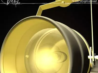 Stage light mini pa 3D model