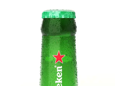 Heineken Beer Bottle 3D model
