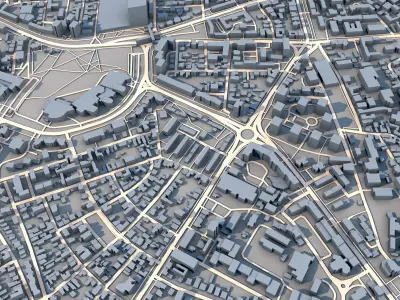 Brasov City Romania 3D model