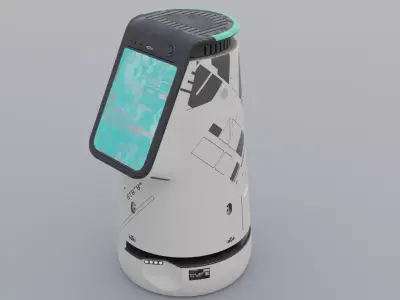 Service Robot 3D model