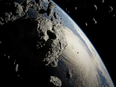  HQ Long Asteroid Field 