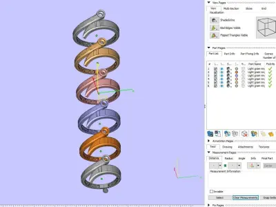 Women Wedding Engagement Ring 43 3D print model