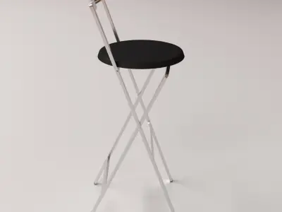 Bar Stool v2 3D model