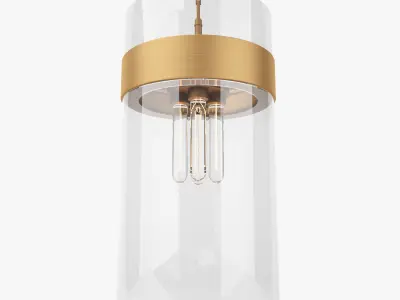 Visual Comfort S5674BZ-CG Pendant Lamp 3D model