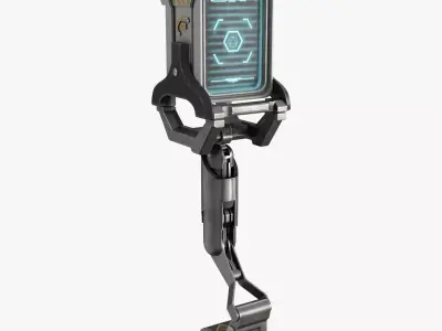 Sci Fi Terminal v3 Low-poly 3D model