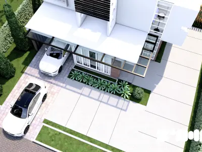 LUMION SCENE MINIMALIST HOUSE RHYSWANDI 3D model