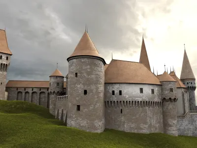 Corvin Castle 3D model