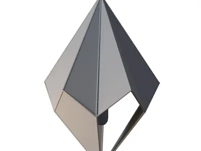 Pendant geometric glass light Tender Free 3D model