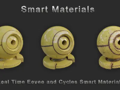 Ultimate Smart Materials for Blender 3D Texture