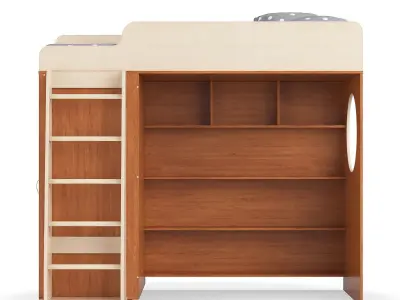 Legenda K05 with LP04 kids modular bed 3D model