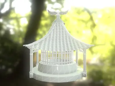 Medieval Water Well 3D 3D model