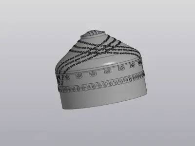 Kazakh yurt 3D print model