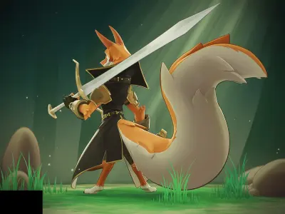  Sellsword Fox Anim Rig 