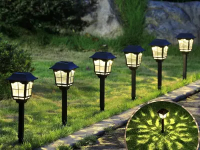 garden lights 3D print model