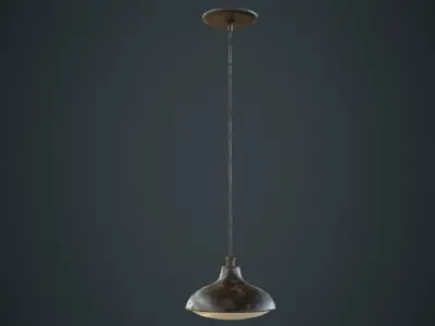 Hanging Lamp 6C Low-poly 3D model