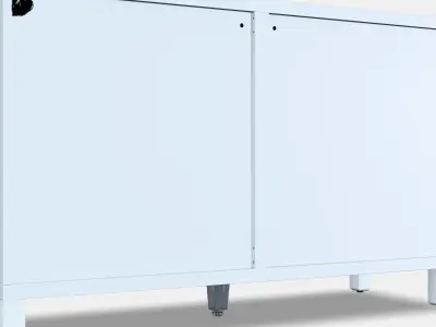 BESTA Storage combination with doors 51 Low-poly 3D model