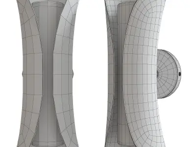 Josie 2 Light Wall Sconce Low-poly 3D model