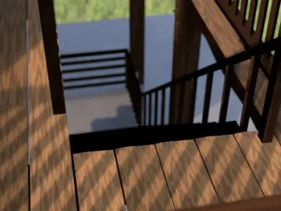 3D Out of town thai house 3D model