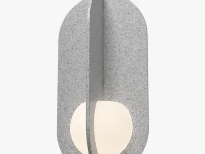 Quadrant Ceiling Suspended PBR 3D model