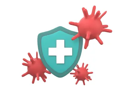 Immunity Icon v1 001 Low-poly 3D model