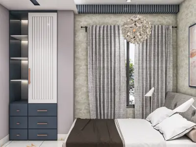 Bedroom Interior Design for Teenagers 3D model