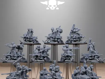 GrimGuard FrostWatch Snowbikers 3D print model