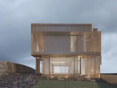 Modern House Residential 3D model