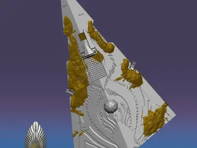 Admiral Thrawn Chimaera Star Destroyer Ahsoka 3d digital dl 3D print model