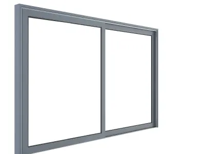Metal Window 07 3D model