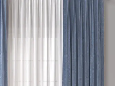 Curtain 3 3D model