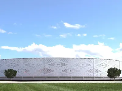 Althumama Stadium Qatar 2022 World cup 3D model