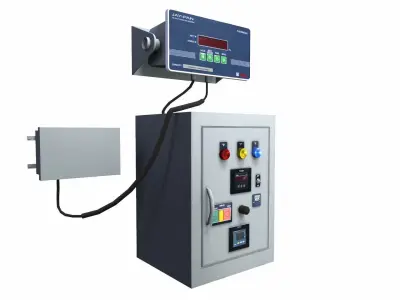 Switch Panel Low-poly 3D model