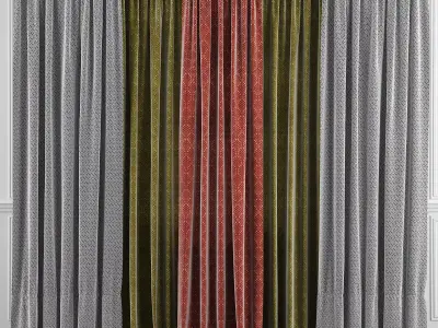 Curtain Set 33 3D model