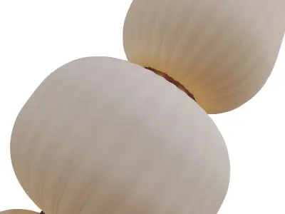 LAMPION TRIPLE STACKED 3D model