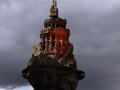 Azathoth Temple tower  3D model