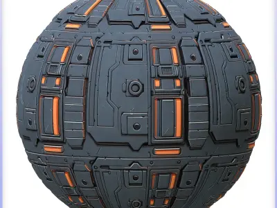 SciFi Seamless Texture Texture 12