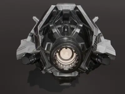 Combat Drone Low-poly 3D model purchase