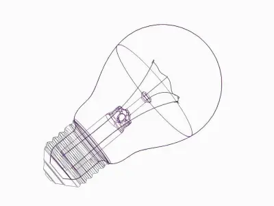 Light Bulb 3D model 22