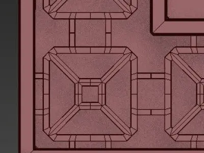 Wall mirror 16 3D model