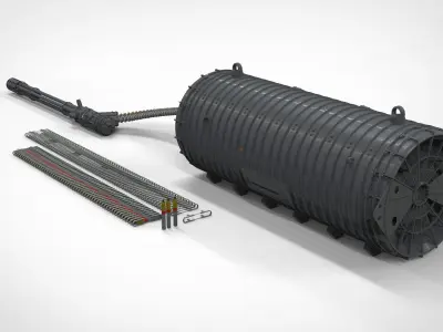 GAU-8 Avenger 3D model