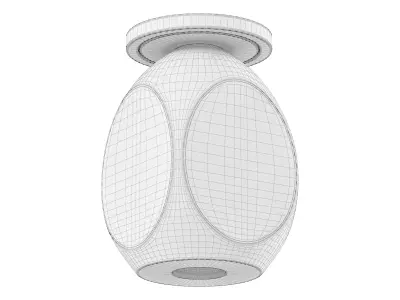 Crystal Flush Mount 3D model