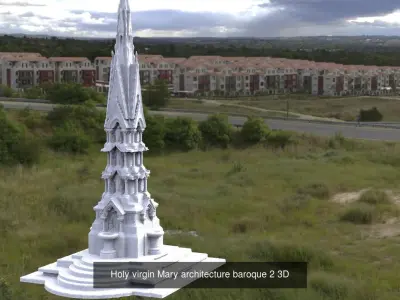 Angel Mary collection  3D Model Pack